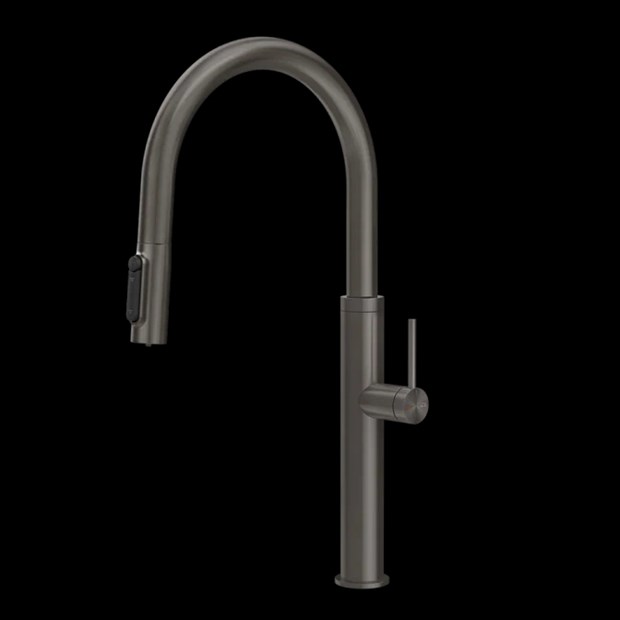 Смеситель для кухни Gessi 316 FLESSA                                                    
                            60822#707 цвет-black metal brushed PVD 60822#707