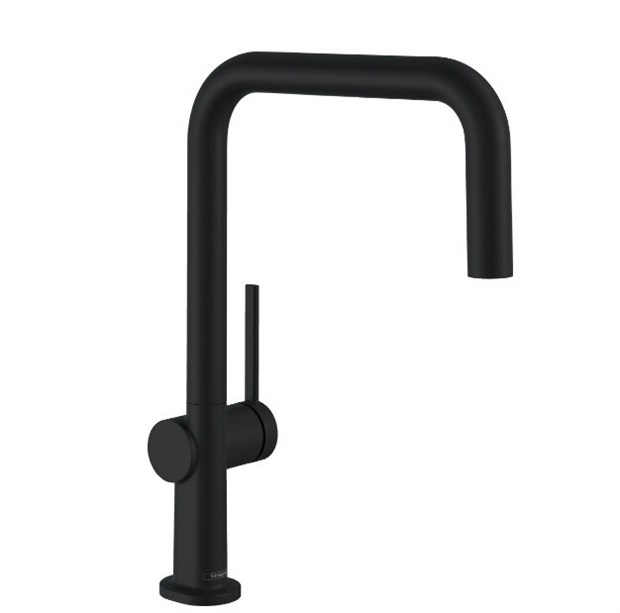 Смеситель для кухни, Hansgrohe, Talis M54, цвет-черный матовый 72806670