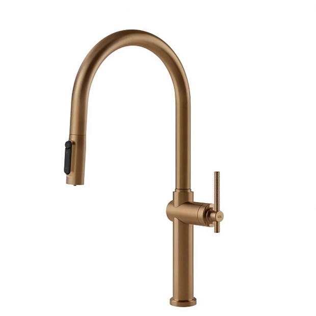 Смеситель для кухни Gessi HABITO                                                    
                            60872#726 цвет-warm bronze brushed PVD 60872#726