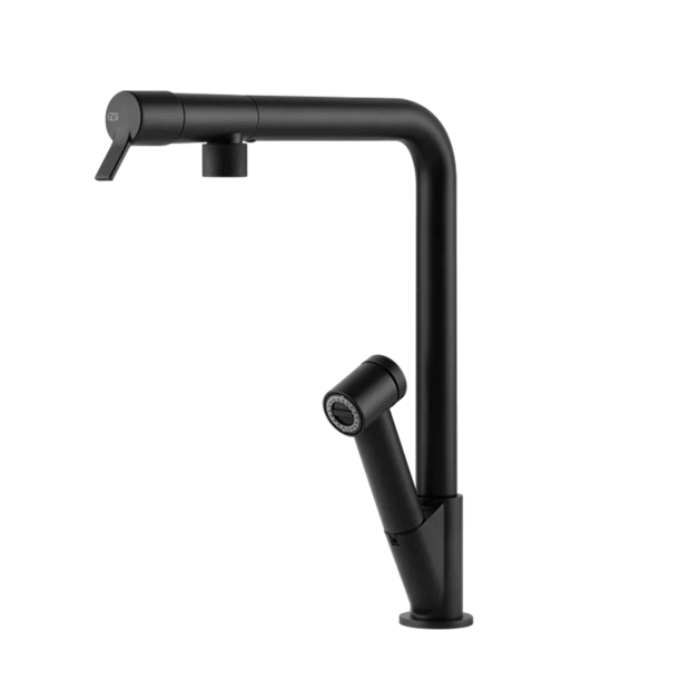 Смеситель для кухни Gessi FISSO                                                    
                            60640#299 цвет-черный матовый 60640#299