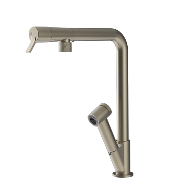 Смеситель для кухни Gessi FISSO                                                    
                            60640#149 цвет-finox brushed nickel 60640#149