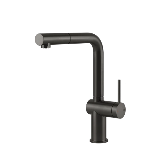 Смеситель для кухни Gessi INEDITO                                                    
                            60433#707 цвет-black metal brushed PVD 60433#707