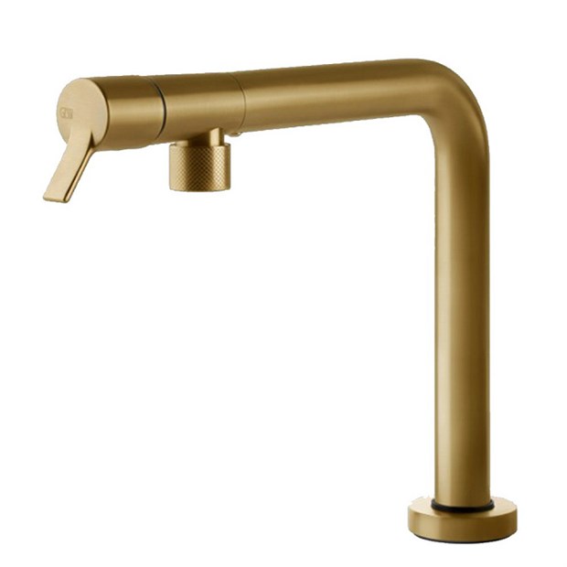 Смеситель для кухни Gessi SU&GIU’                                                    
                            60071#716 цвет-gold brushed PVD 60071#716