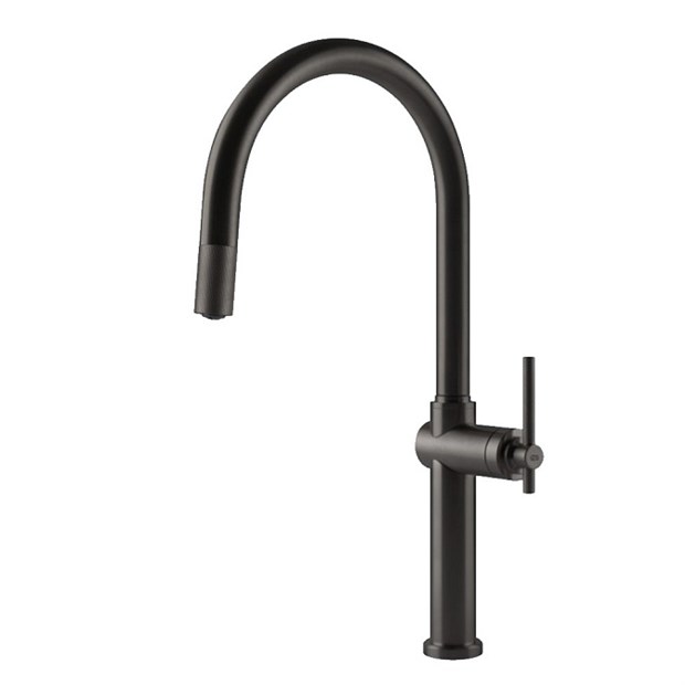 Смеситель для кухни Gessi                                                     
                            60672#707 цвет-black metal brushed PVD 60672#707