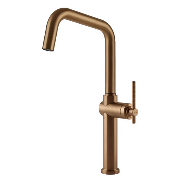 Смеситель для кухни Gessi                                                     
                            60650#726 цвет-warm bronze brushed PVD 60650#726