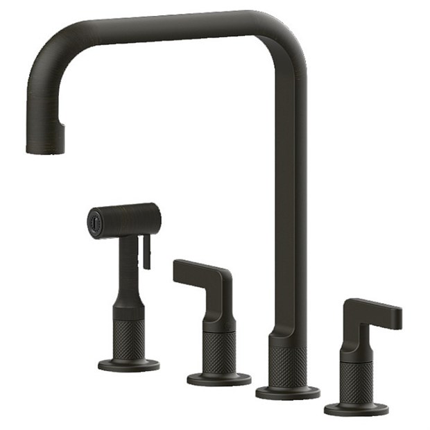 Смеситель для кухни Gessi INCISO                                                    
                            58703#187 бронза состаренная 58703#187