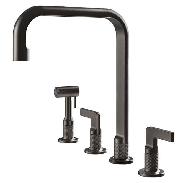 Смеситель для кухни Gessi INCISO                                                    
                            58703#299 черный матовый 58703#299