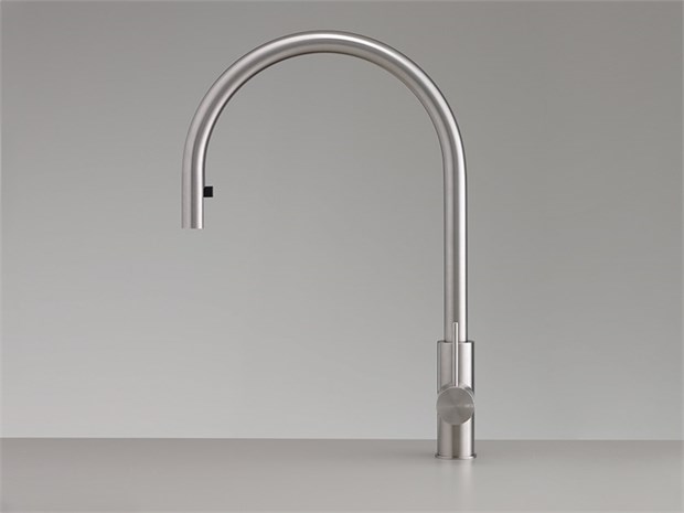 Смеситель для кухни CEA Milo                                                    
                            MIL201S сталь матовая MIL201S