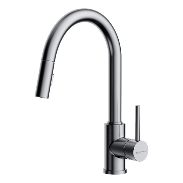 Смеситель для кухни Omoikiri Shinagawa-SB-BN                                                    
                            4994459 нержавеющая сталь 4994459