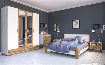 Спальный гарнитур 2 Fortis МН-036 Сканди белый МН-036-сп2