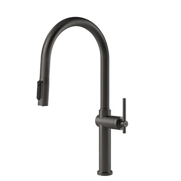 Смеситель для кухни Gessi HABITO                                                    
                            60872#707 цвет-black metal brushed PVD 60872#707