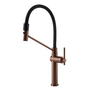 Смеситель для кухни Gessi                                                     
                            60664#726 цвет-warm bronze brushed PVD 60664#726
