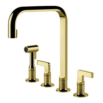 Смеситель для кухни Gessi INCISO                                                    
                            58703#246 золото PVD 58703#246