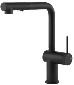 Смеситель для кухни Gessi INEDITO-GODRONATO                                                    
                            60477#299 Black XL 60477#299