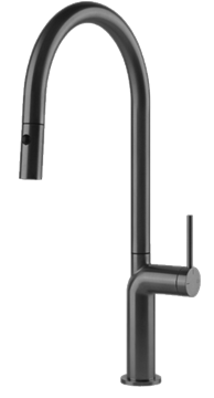 Смеситель для кухни Gessi STELO                                                    
                            60303#126 Black Metal Brushed GHRC 60303#126