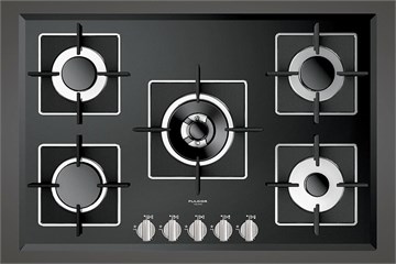 Варочная панель Fulgor                                                     
                            FCH 775 G WK BK FCH 775 G WK BK
