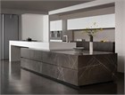 Кухонная мебель Eggersmann Unique                                                    
                             limestone grafite brown, corian glacier white Кухонная мебель Eggersmann Unique                                                    
              