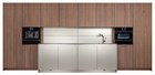 Кухонная мебель Eggersmann Malaga                                                    
                            MK3 (345810) torino bronze hell 8909, malaga nussbaum 3506, laminate dark grey, worktop - камень cosmos nero leather Кухонная мебель Eggersmann Malaga                                                    
              