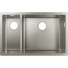 Мойка, Hansgrohe, S719-U655, шгв 705*450*190, 2 чаши,отверстия для смесителя-отсутствуют, цвет-нержавеющая сталь 43429800