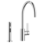 Смеситель для кухни Dornbracht Tara                                                    
                            33826888-93+27721970-93 цвет-хром матовый 33826888-93+27721970-93