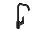 Смеситель для кухни, Hansgrohe, Focus M41, цвет-черный матовый 31820670