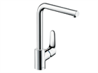 Смеситель для кухни, Hansgrohe, Focus M41, цвет-черный матовый 31817670