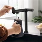 Смеситель для кухни, Hansgrohe, Aqittura M91, цвет-черный матовый 76804670