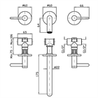 Смеситель для раковины Zucchetti                                                     
                            ZIS3640.N6 ZIS3640.N6