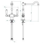 Смеситель для кухни THG                                                     
                            G76-4184N G76-4184N