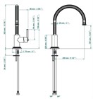 Смеситель для кухни THG                                                     
                            U9L-6181N U9L-6181N
