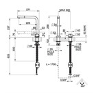 Смеситель для кухни Gessi SU&GIU’                                                    
                            50109#149 finox brushed nickel 50109#149