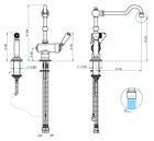 Смеситель для кухни THG                                                     
                            G76-6181N/D G76-6181N/D