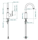 Смеситель для кухни THG                                                     
                            G7H-6506H G7H-6506H