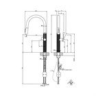 Смеситель для кухни Gessi 316 CESELLO                                                    
                            60826#708 цвет-браш.медь PVD 60826#708