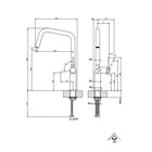 Смеситель для кухни Gessi STELO                                                    
                            60305#275 цвет-matte cipria 60305#275