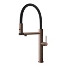 Смеситель для кухни Gessi 316 MECCANICA                                                    
                            60212#708 цвет-браш.медь PVD/шланг-черный 60212#708