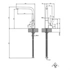 Смеситель для кухни Gessi PROTON                                                    
                            17175#299 цвет-черный матовый 17175#299