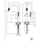 Смеситель для кухни Gessi                                                     
                            60652#031 цвет-хром 60652#031