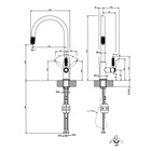 Смеситель для кухни Gessi                                                     
                            60622#720 цвет-никель PVD 60622#720