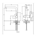 Смеситель для кухни Gessi INEDITO                                                    
                            60431#149 finox brushed nickel 60431#149