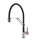 Смеситель для кухни Gessi OFFICINE V                                                    
                            60205#031 хром, рычаг красный 60205#031