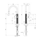 Смеситель для кухни Gessi GESSI 316                                                    
                            60026#727 браш.латунь PVD 60026#727