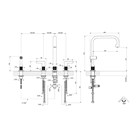 Смеситель для кухни Gessi INCISO                                                    
                            58703#708 браш.медь PVD 58703#708