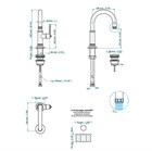 Смеситель для кухни THG                                                     
                            G7H-6500 G7H-6500