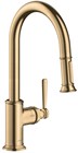 Смеситель для кухни AXOR Montreux                                                    
                            16581140 шлифованная бронза 16581140