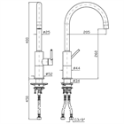 Смеситель для раковины Zucchetti                                                     
                            ZHK440.XP31 ZHK440.XP31