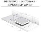 Варочная панель De Dietrich HORIZONE                                                    
                            DPI7686WP DPI7686WP