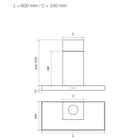 Вытяжка  Ilve Pro Line                                                    
                            AGK60 AGK60