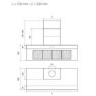 Вытяжка  Ilve Professional Plus                                                    
                            AGQ70 AGQ70